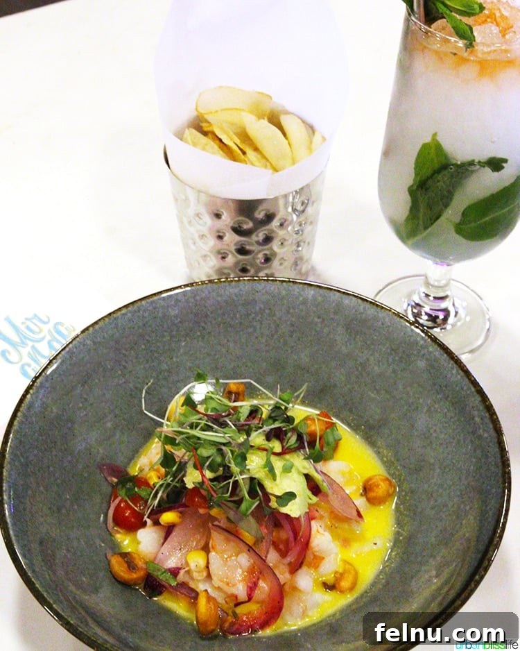 Miranda's Bar 14 A refreshing shrimp ceviche alongside crispy fries at Bar Miranda