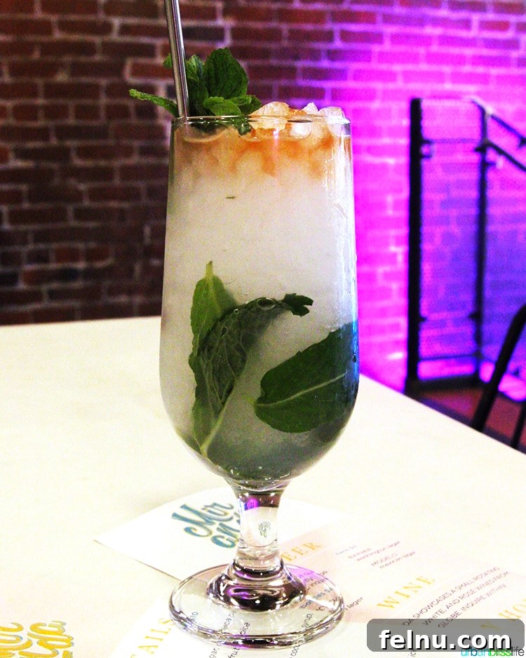 Miranda's Bar 15 A close-up view of a perfectly crafted Mojito at Bar Miranda