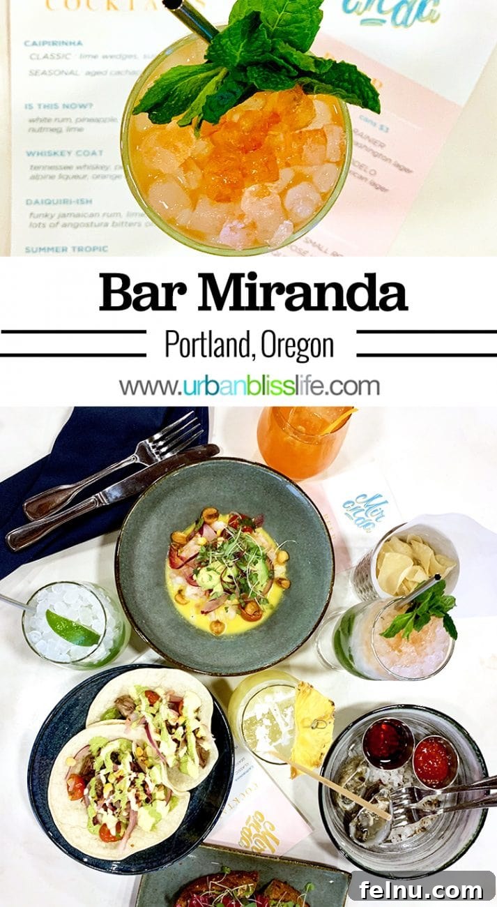 Miranda's Bar 16 Pin-worthy image of Bar Miranda's inviting atmosphere and delicious offerings in Portland