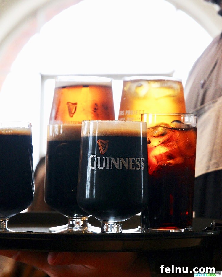 Dublin's Delicious Delights: A Food Lover's Guide 39 Tray of Guinness Beer
