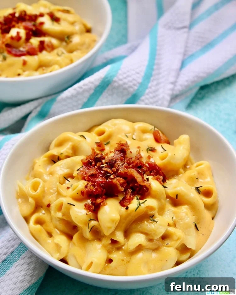 Dairy-Free Essentials: Top Products for Cooking and Baking 3 Close-up of two bowls of dairy-free mac and cheese, illustrating a successful dairy-free meal