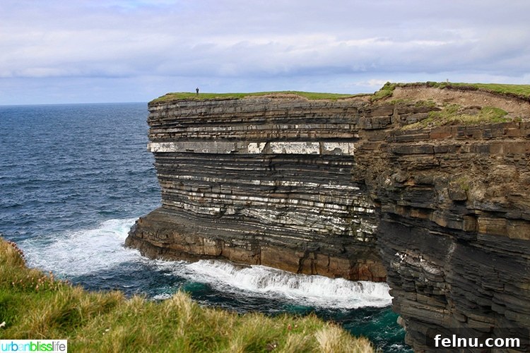 Downpatrick Head sea cliff on Ireland's Wild Atlantic Way