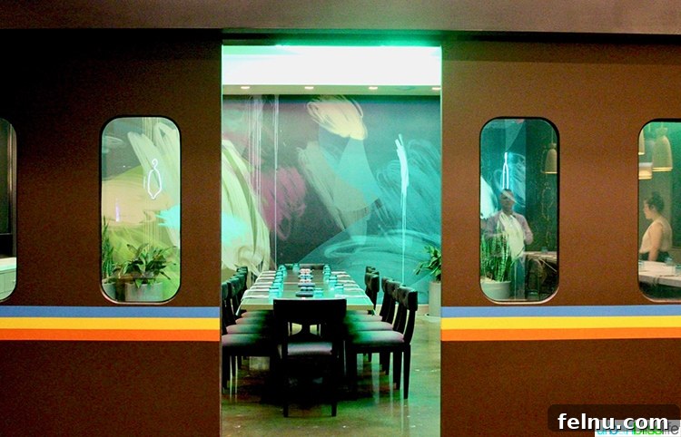 Atlanta's Hottest Dining Destinations 24 A well-appointed private dining room at Local Motives in Atlanta, perfect for intimate gatherings.