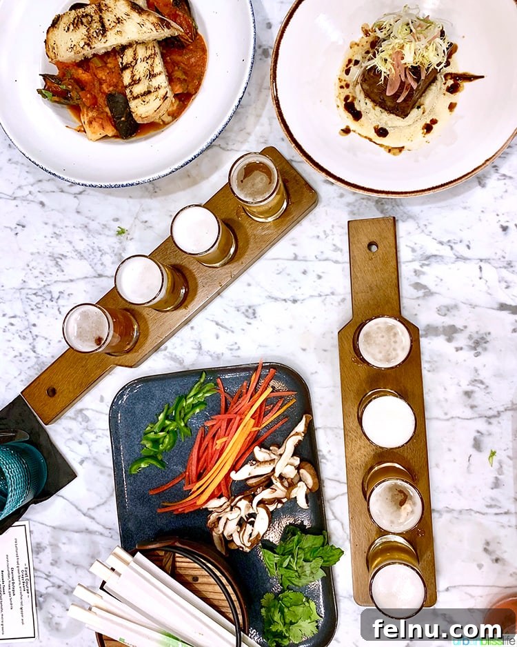 Atlanta's Hottest Dining Destinations 27 A refreshing beer served with a delicious meal at Local Motives in Atlanta.