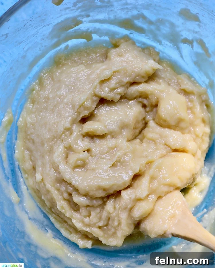 Shiny Gougere Dough