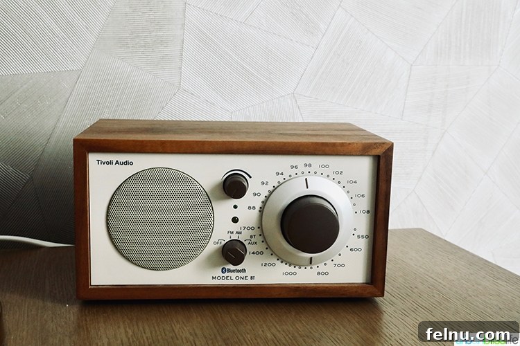 Portland Getaway: A Boutique Hotel Experience 11 Retro Tivoli radio at The Duniway Hotel Portland, adding a touch of vintage charm.