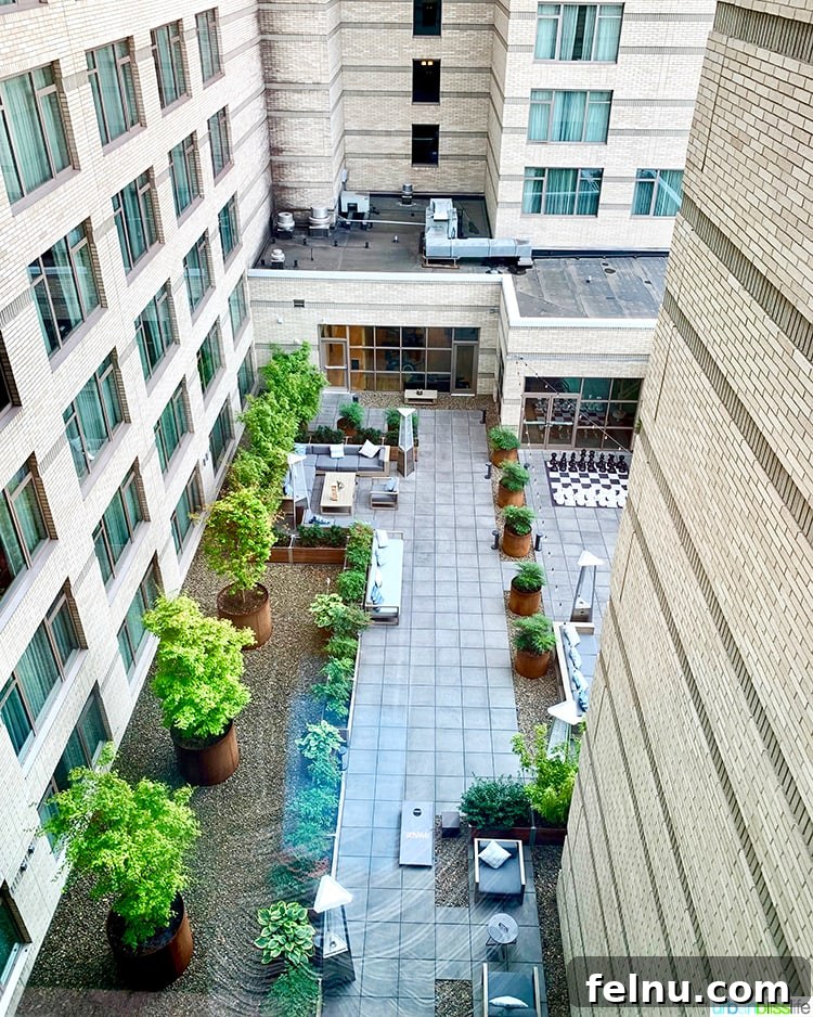 Portland Getaway: A Boutique Hotel Experience 15 Abigail's Hideaway rooftop terrace at The Duniway Hotel Portland, offering stunning city views.