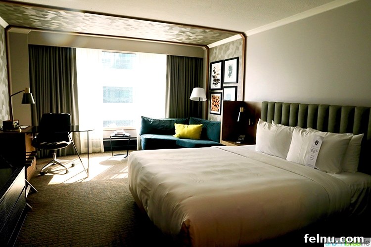 Portland Getaway: A Boutique Hotel Experience 8 Comfortable king bedroom bed at The Duniway Hotel Portland, perfect for a restful night's sleep.