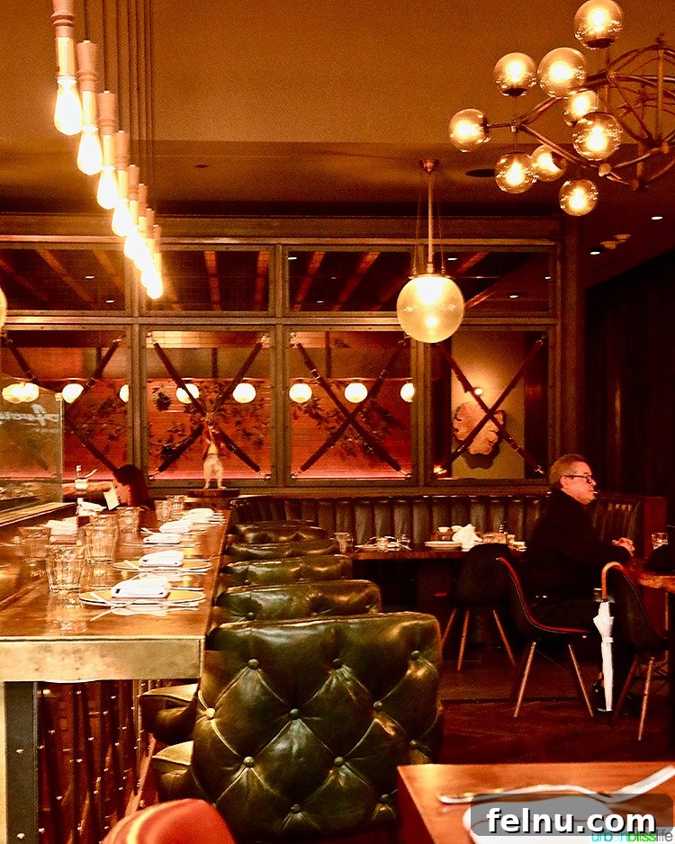 Jackrabbit restaurant chefs table green bar stools