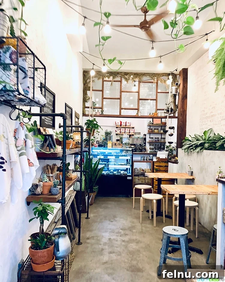 NYC in a Weekend: Your 72-Hour Adventure 11 Cozy interior of Urban Backyard, a charming coffee shop near Little Italy.