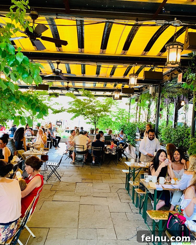 NYC in a Weekend: Your 72-Hour Adventure 36 Atmospheric rooftop bar Gallow Green in NYC.