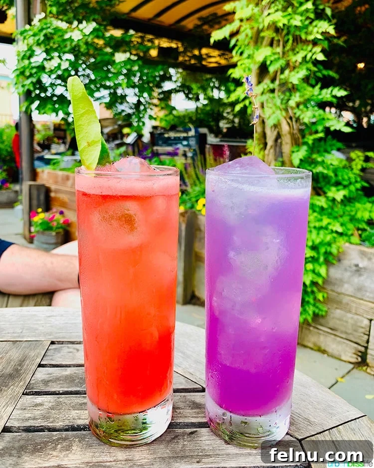 NYC in a Weekend: Your 72-Hour Adventure 39 Selection of colorful cocktails at Gallow Green.