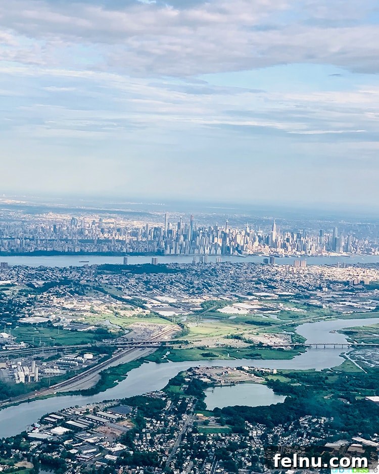 NYC in a Weekend: Your 72-Hour Adventure 45 View of New York City from an airplane window.