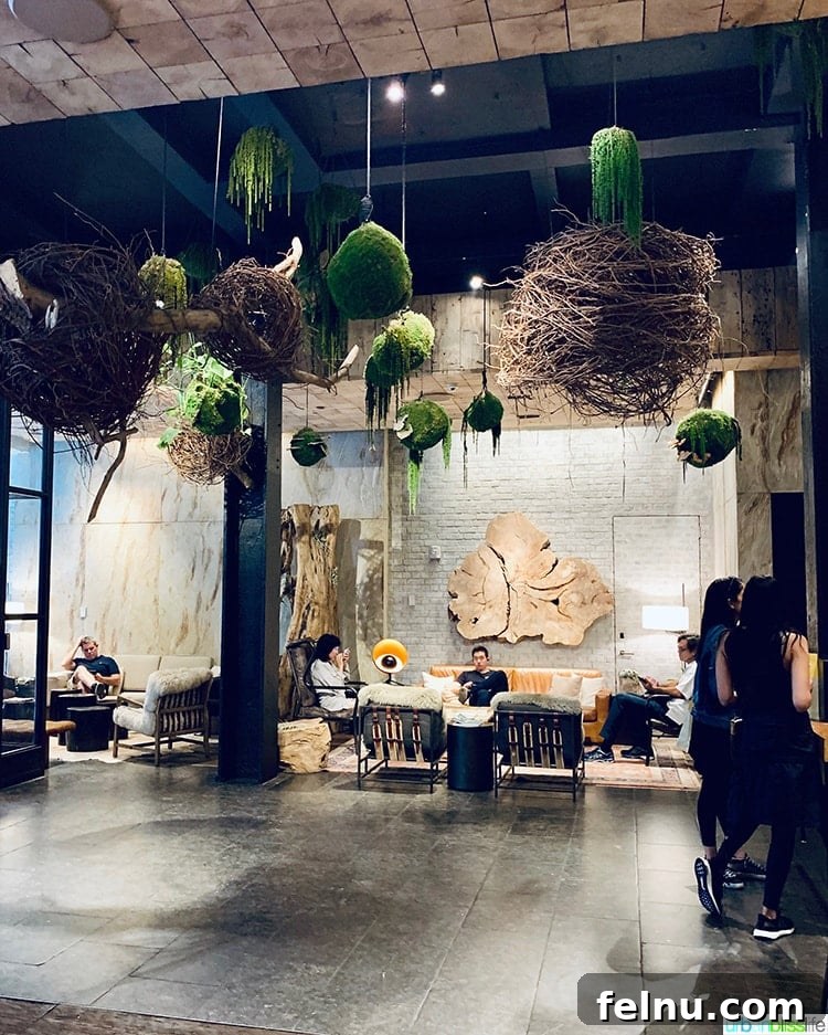 NYC in a Weekend: Your 72-Hour Adventure 7 The inviting and eco-conscious lobby of 1 Hotel Central Park.