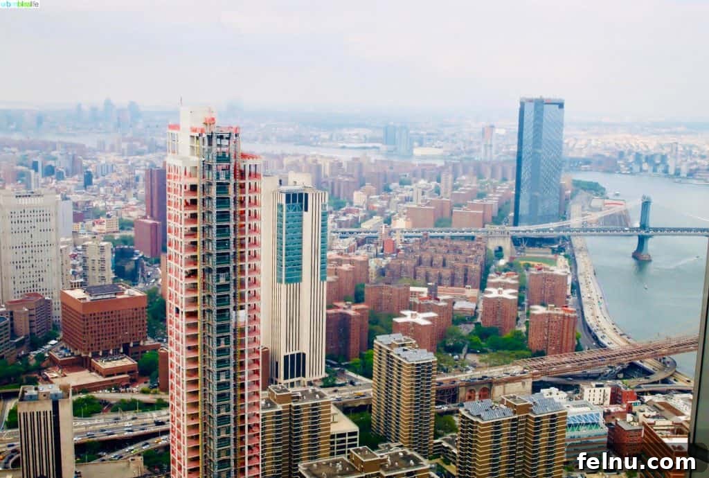 Manhatta A Culinary Journey Above New York City 3 New York City skyline view with river, from Manhatta restaurant