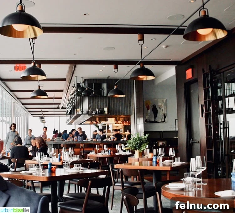 Manhatta A Culinary Journey Above New York City 4 Manhatta restaurant interior dining room