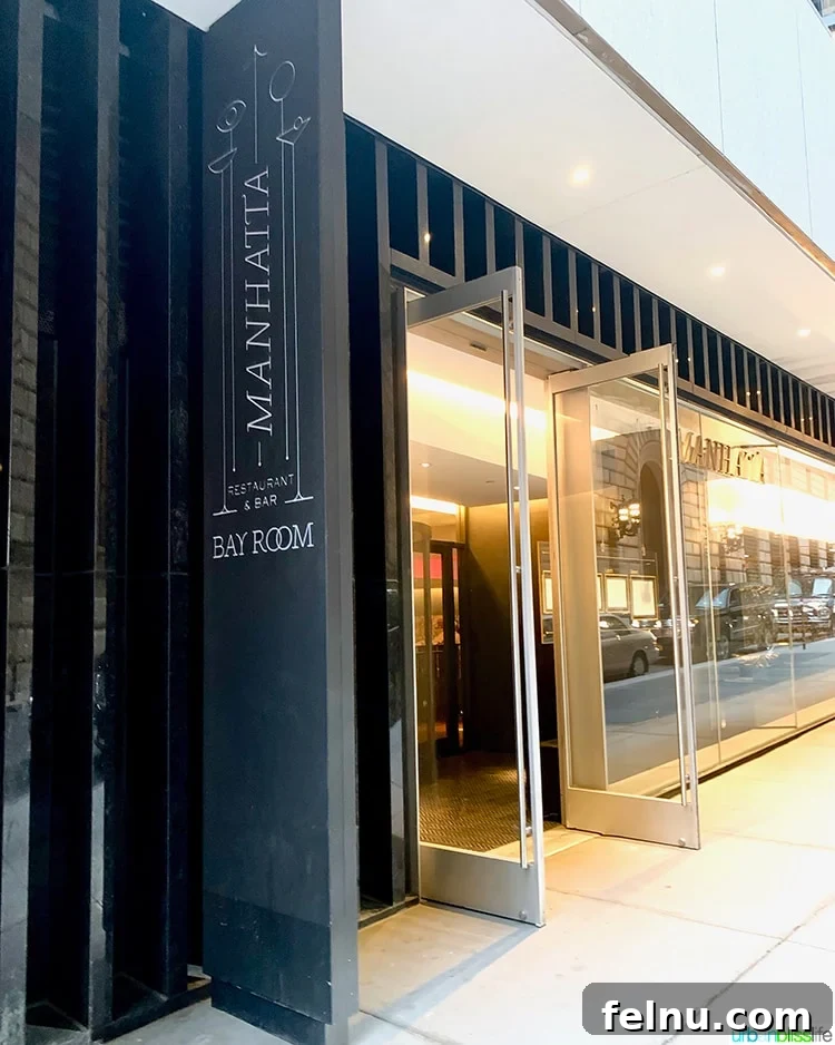 Manhatta A Culinary Journey Above New York City 5 Manhatta restaurant entrance NYC