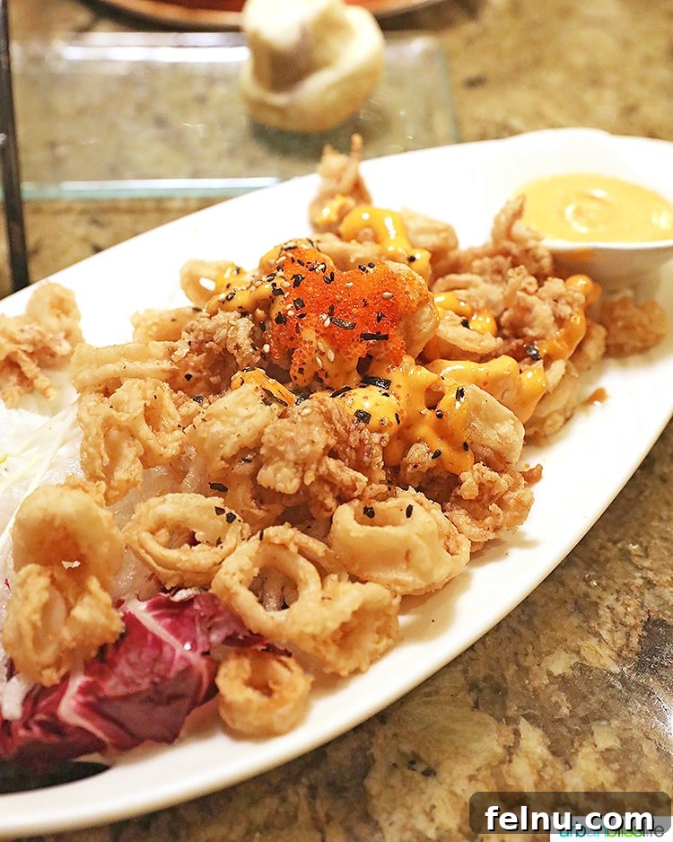 calamari at at Ko restaurant Fairmont Kea Lani Maui