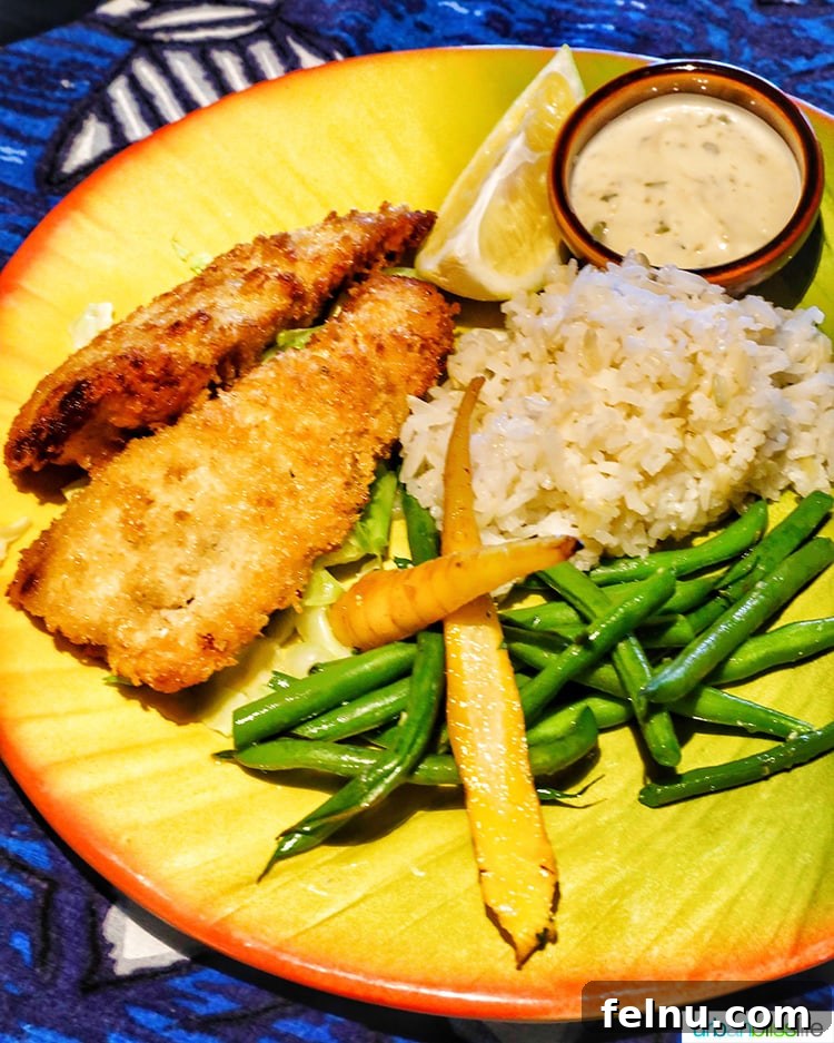 kids' menu fish at Mama's Fish House in Maui