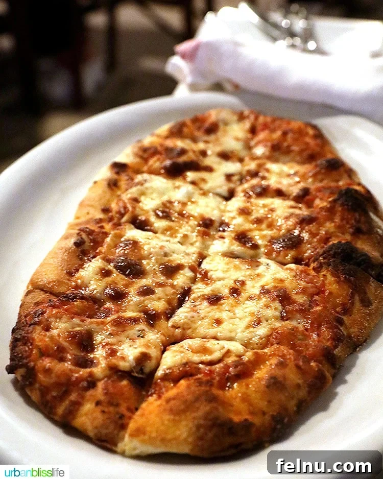 pizza at Matteo's Osteria in Maui