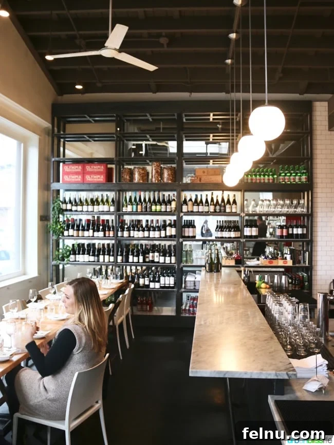Olympia Provisions Wine Selection.