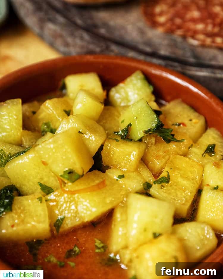 Ava Bruma Melon with hot pepper and lime.