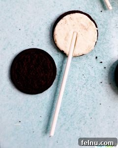 Valentine's Day Oreo Delights 13 lollipop stick in OREO cookie