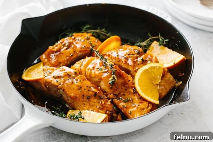 Orange Glazed Salmon
