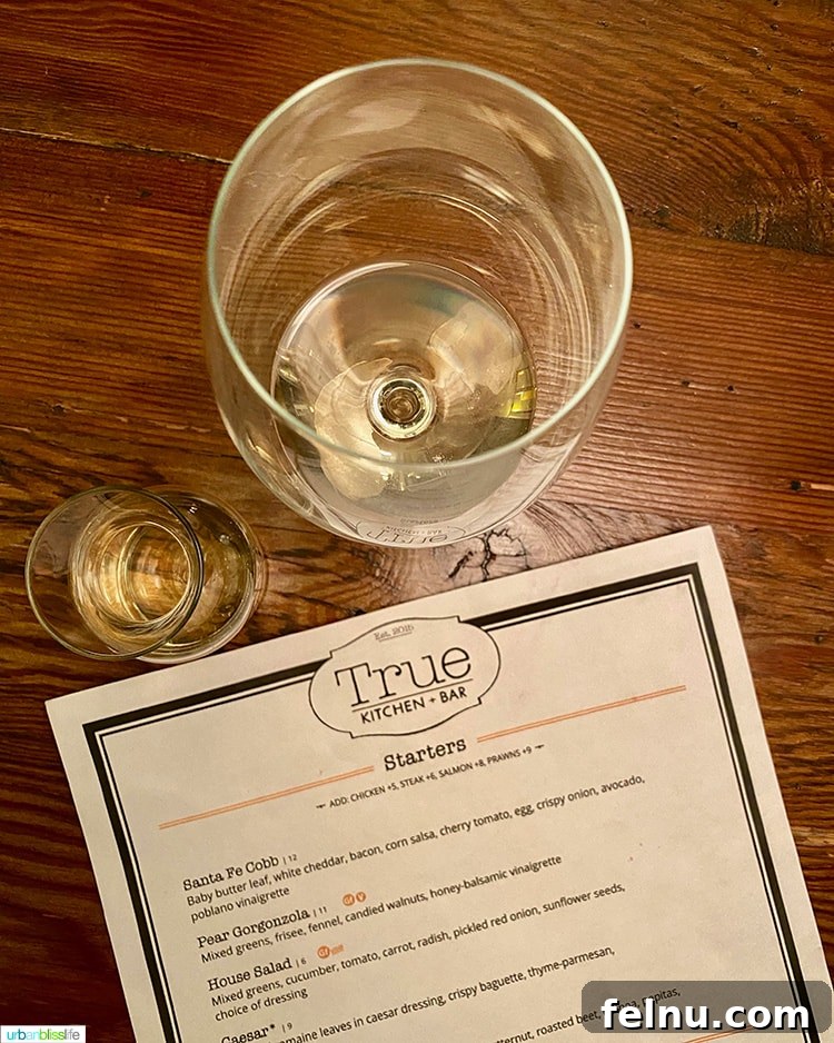 Local Wines at True Kitchen + Bar