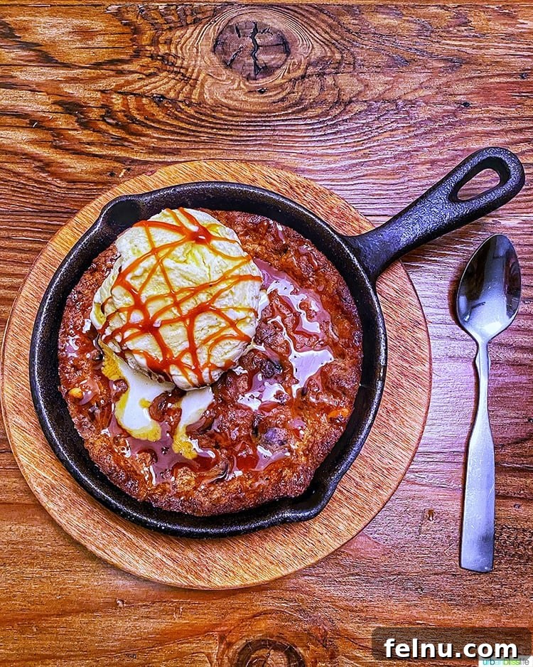 Skillet Cookie Dessert at True Kitchen + Bar
