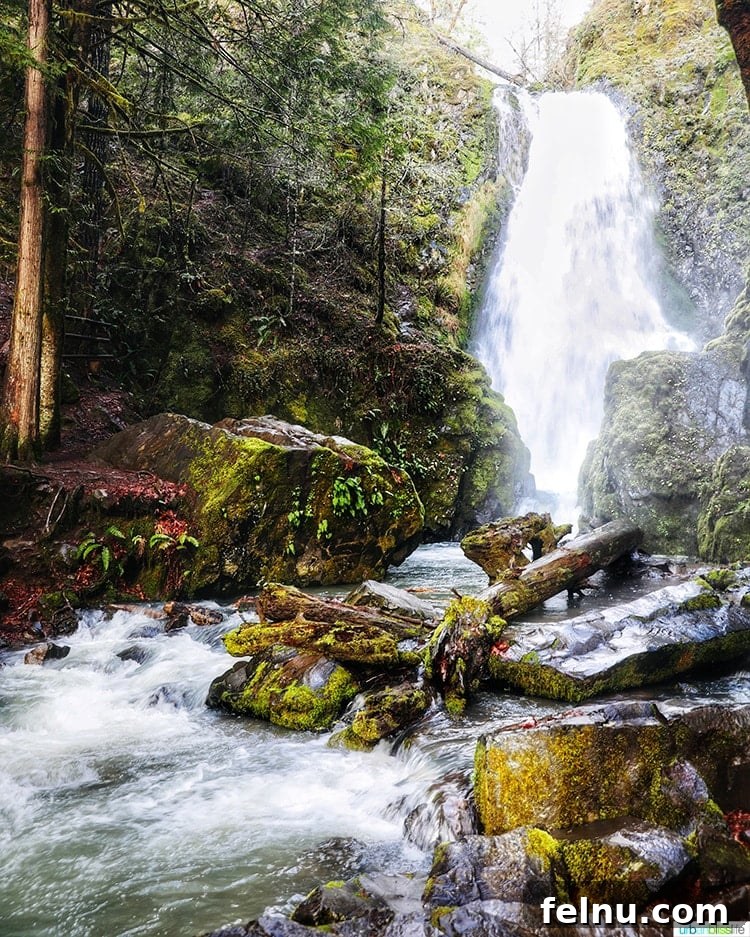 Susan Creek Falls Southern Oregon Gem 13 A beautiful cascade of water at Susan Creek Falls, a prime example of a stunning Southern Oregon waterfall hike