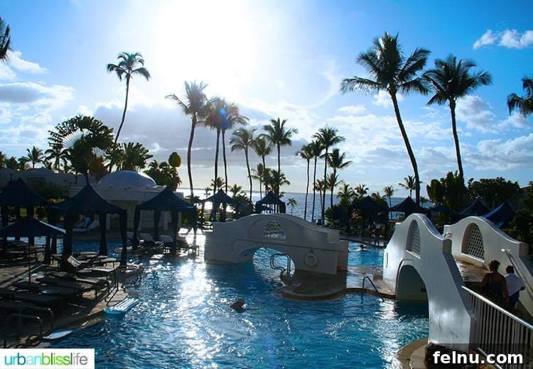 Fairmont Kea Lani: Maui's Premier Island Escape 12 Scenic bridges over the interconnected pools at Fairmont Kea Lani