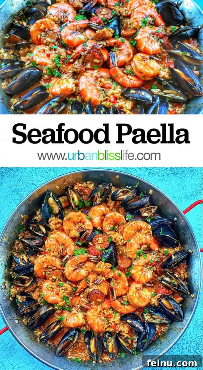 Pin this Seafood Paella Recipe