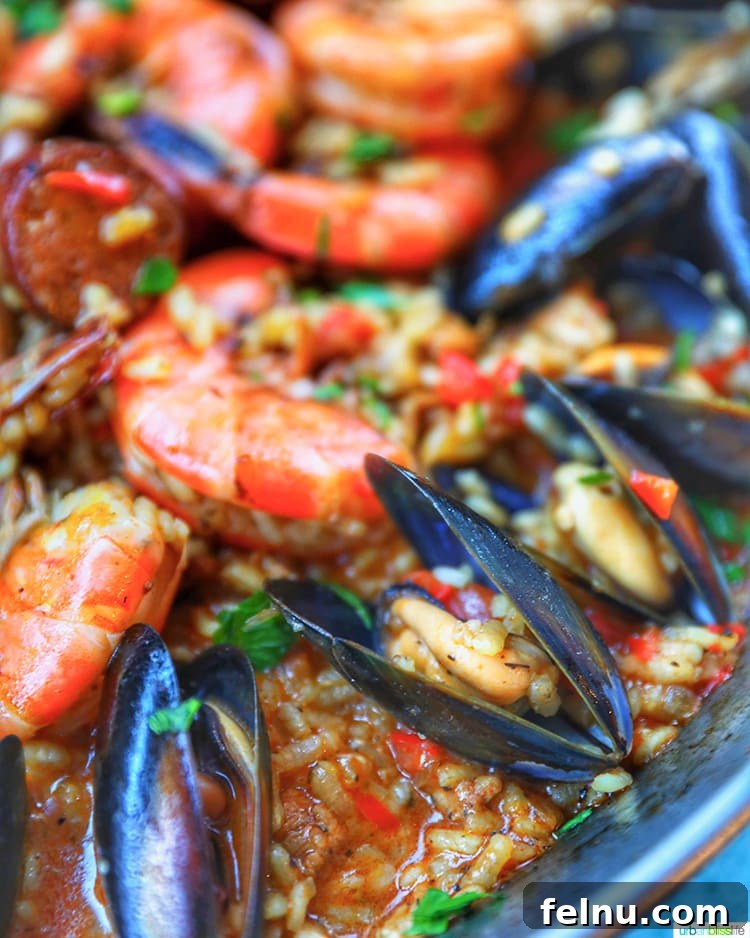 Mussels and Shrimp Paella