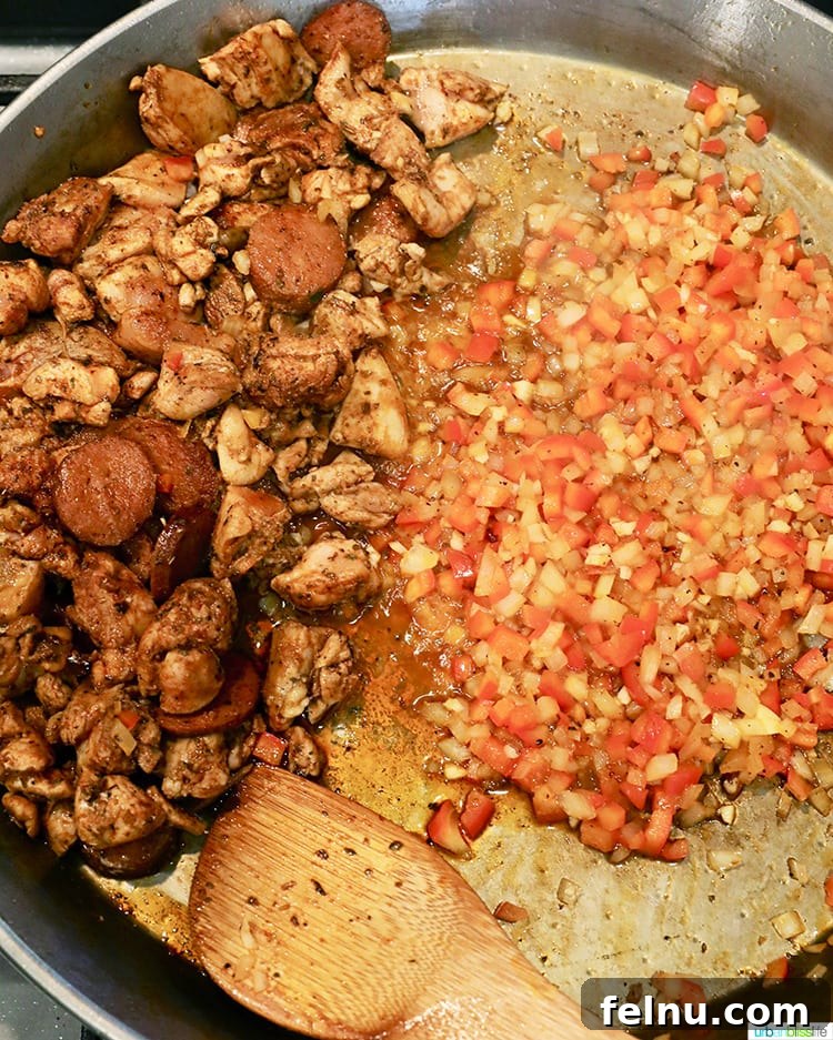 Cooking Seafood Paella
