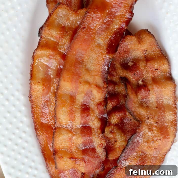 crispy bacon slices