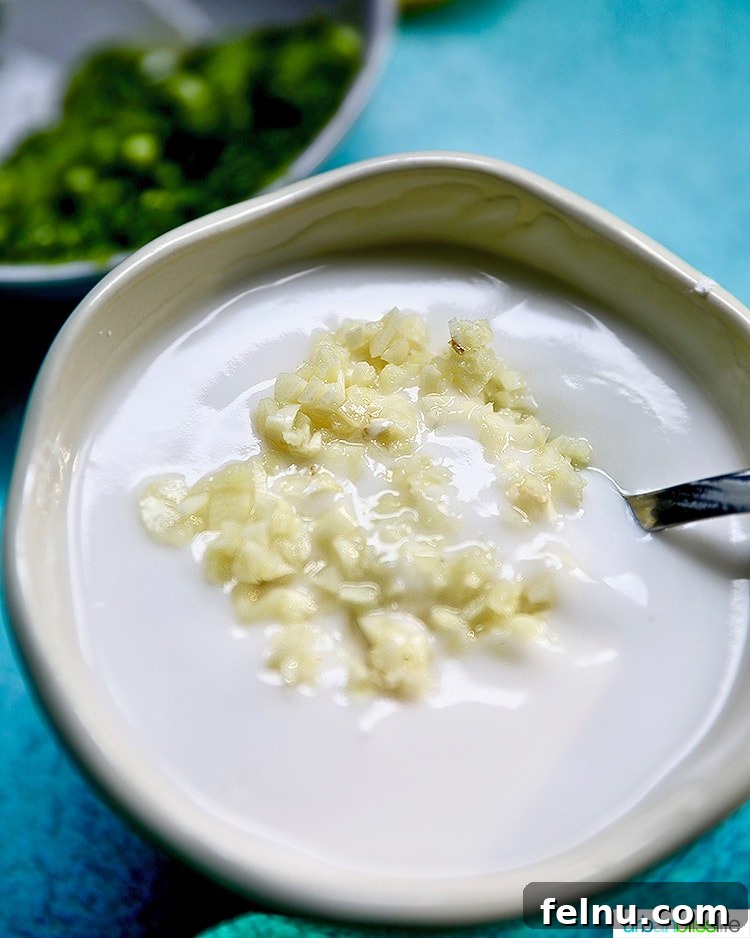 Zesty Vegan Tzatziki Dip 7 garlic in yogurt