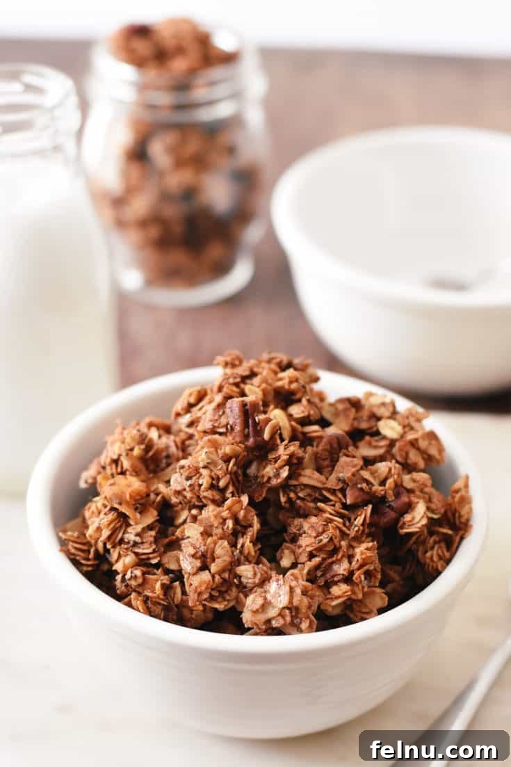 Easy Spiced Coconut Granola
