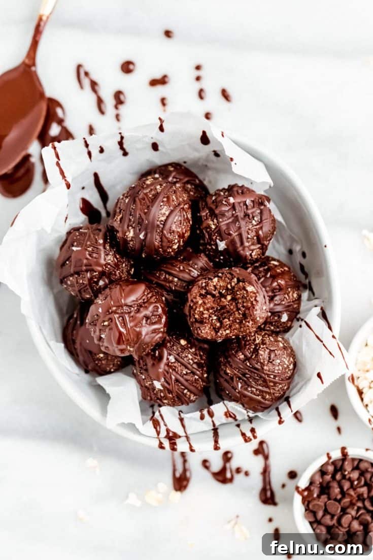 Toasted Coconut and Chocolate Bliss Balls