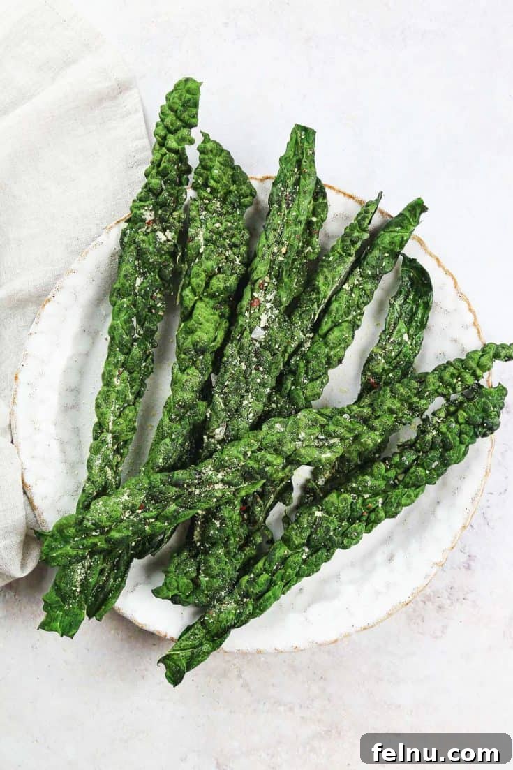 Crunchy Kale Crisps