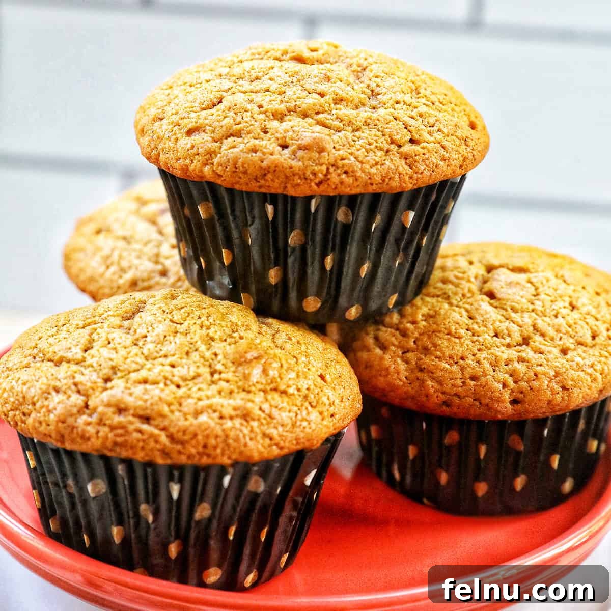 Pumpkin Banana Muffins for fall road trips