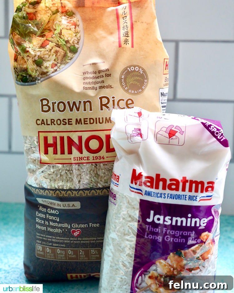The Definitive Guide to a Fully Stocked Pantry 4 brown rice and jasmine rice pantry staples