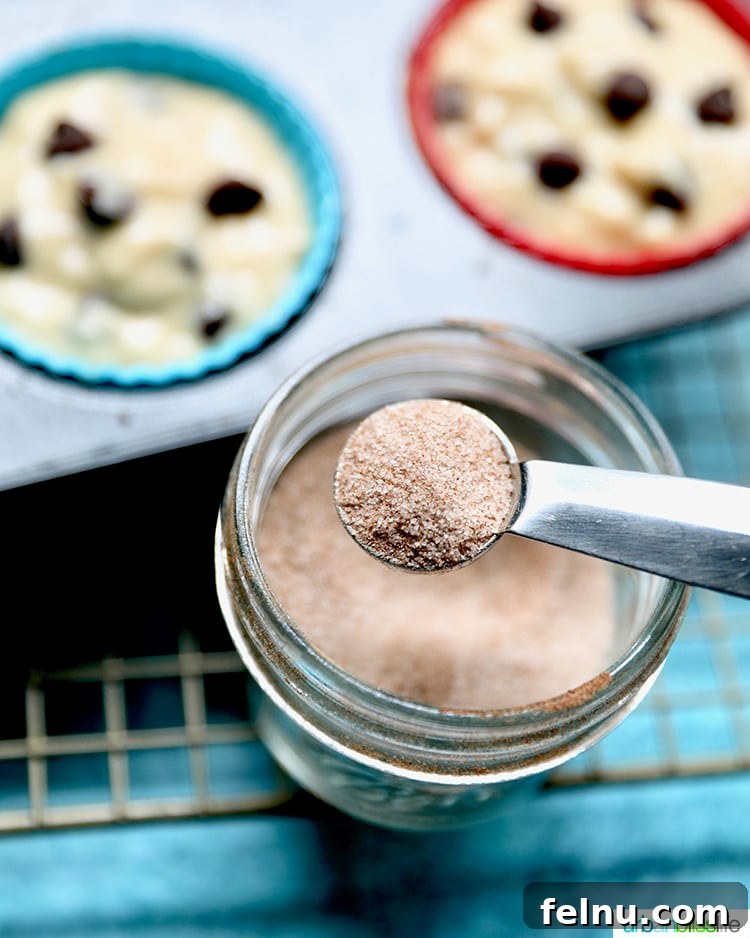 The Ultimate Chocolate Chip Muffins 8 Cinnamon Sugar