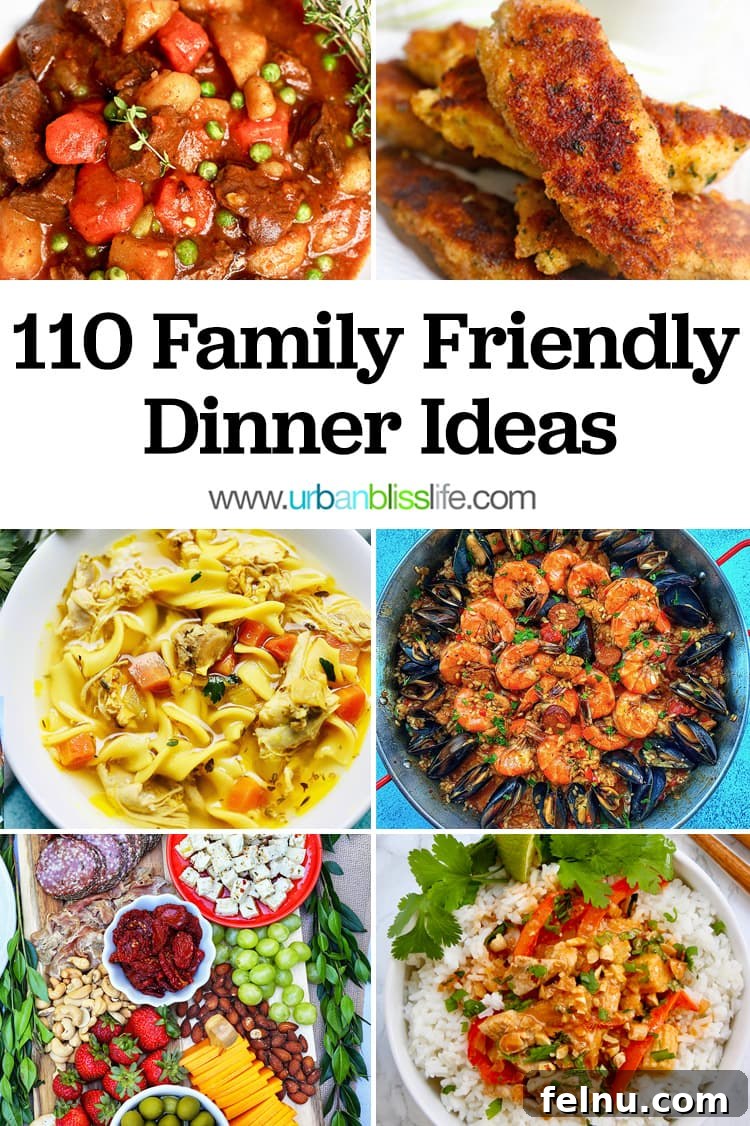 Family-Friendly Dinner Delights: 110 Simple & Delicious Recipes 21 110 Family Friendly Dinner Ideas