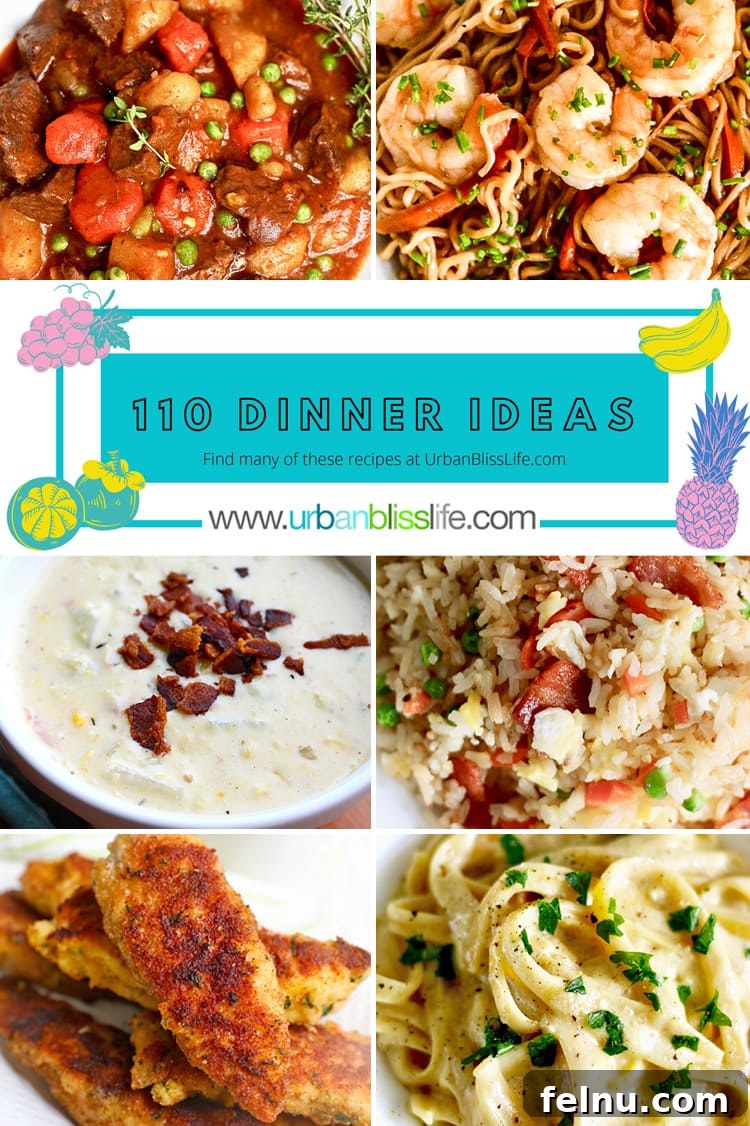 Family-Friendly Dinner Delights: 110 Simple & Delicious Recipes 23 110 Family Friendly Dinner Ideas