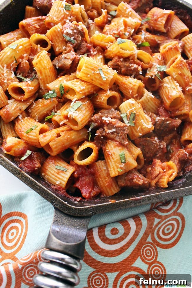 Family-Friendly Dinner Delights: 110 Simple & Delicious Recipes 4 Hearty and Easy Dinner: Rigatoni with Italian Sausage