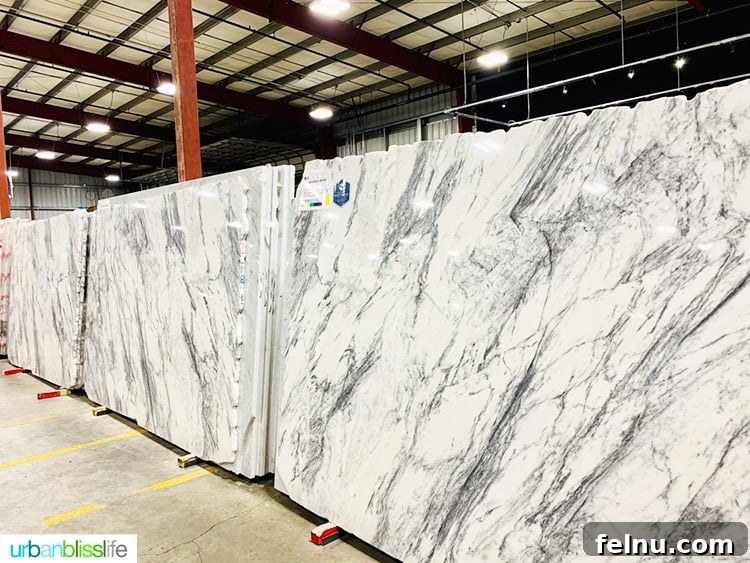 New kitchen remodel marble countertop selection