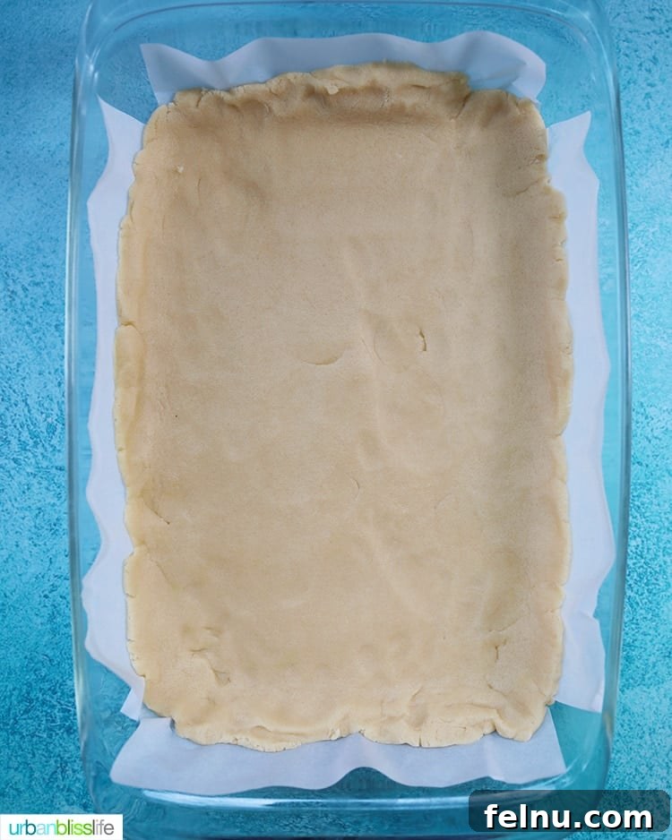 Raspberry Streusel Bars 7 crust set in baking pan