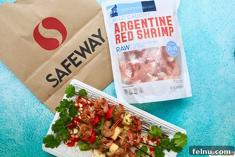 Pineapple Shrimp Kabobs 5 Safeway Shrimp
