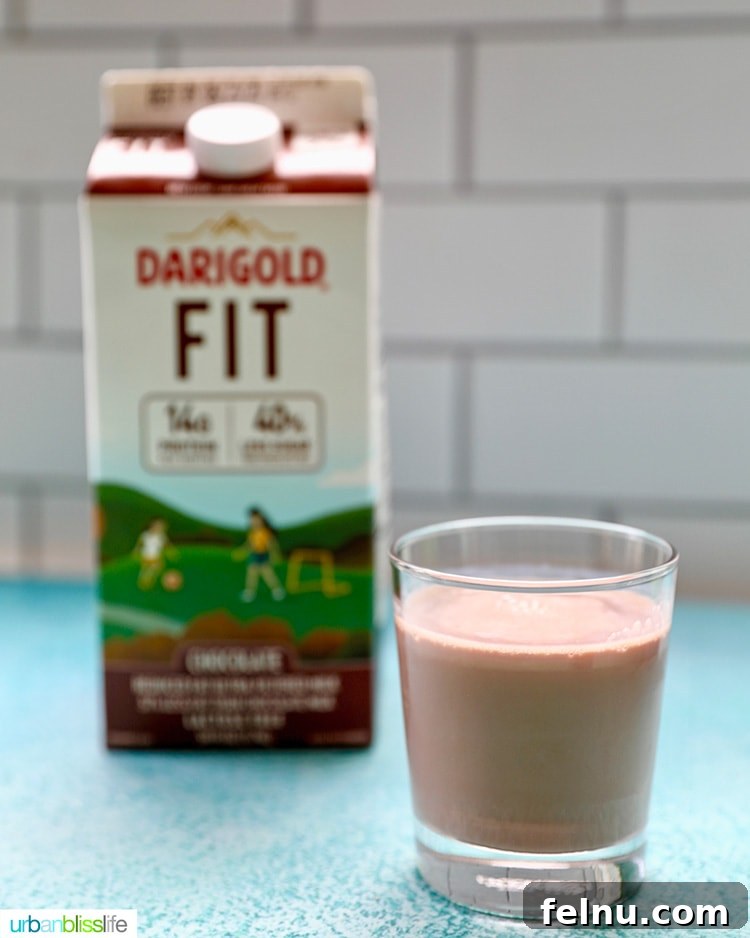 Ultra-Filtered Milk: Explained 4 glass of Darigold FIT ultra-filtered milk chocolate milk with carton